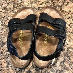 Birkenstock Milano Black Sandal unisex - size 42 (men’s 9 women’s 11) leather
